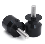 Black Swingarm Spool 10mm Thread for Kawasaki Ninja 250R (2008–2011) / 650R (2006–2011) / ZX-10R