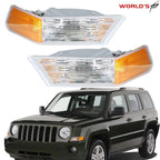 Parking Turn Signal Lights for Jeep Patriot (2007–2014) Yellow + White
