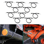 Set of 4 31" Heavy Duty Rubber Tarp Straps Tie Down Bungee Cords
