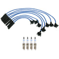 NGK Wire Set & Bosch 4 Platinum Spark Plugs for Ford Mustang 2.3L (2015–2023)