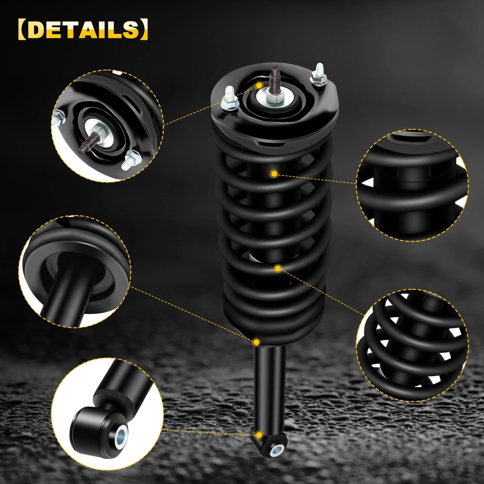 Set of 2 Rear Complete Struts for Nissan Maxima, Infiniti I30