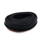 2.5M Front Bumper Lip Splitter Body Spoiler Chin Skirt Universal Black