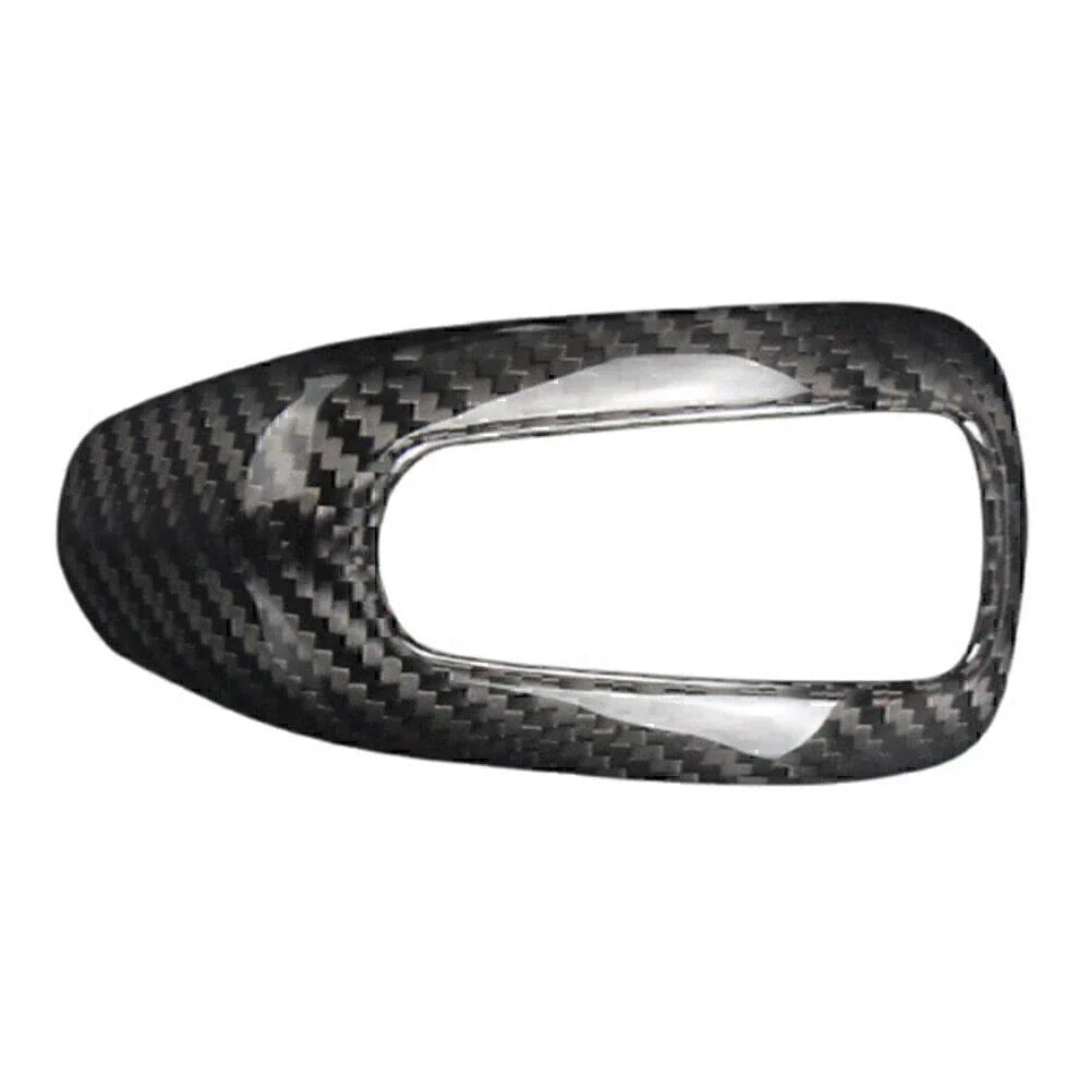 Carbon Fiber Black Gear Shift Knob Cover for Cadillac XT4 (2018-2020)