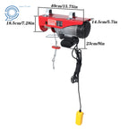 Electric Winch for Factories with 14ft Wired Remote Control