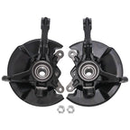 Pair Front Steering Knuckle & Wheel Hub Bearing for Honda Civic DX (1996–2000)