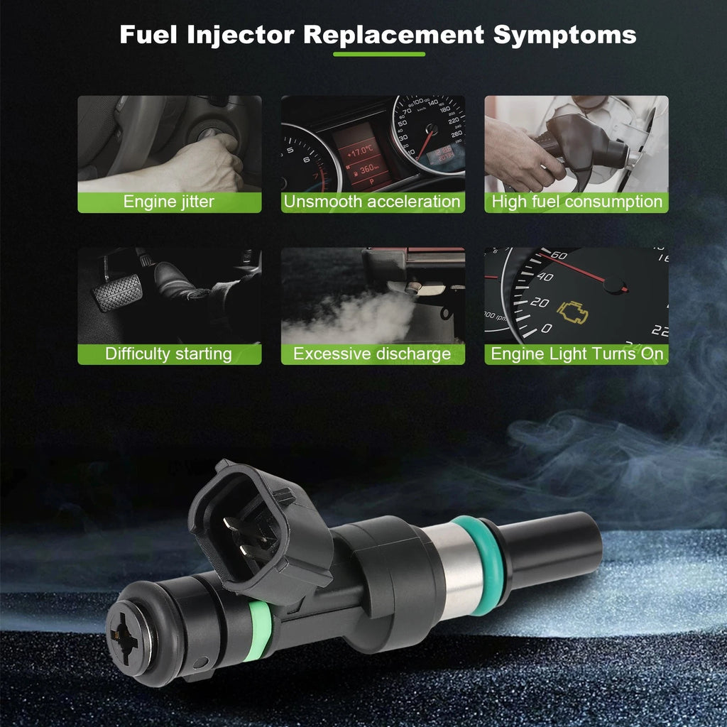 Set of 4 Fuel Injectors for Nissan Versa 1.6L (2009–2011)