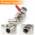 Oil Drain Valve L-Shape Hose End Combo (14mm-1.5) for