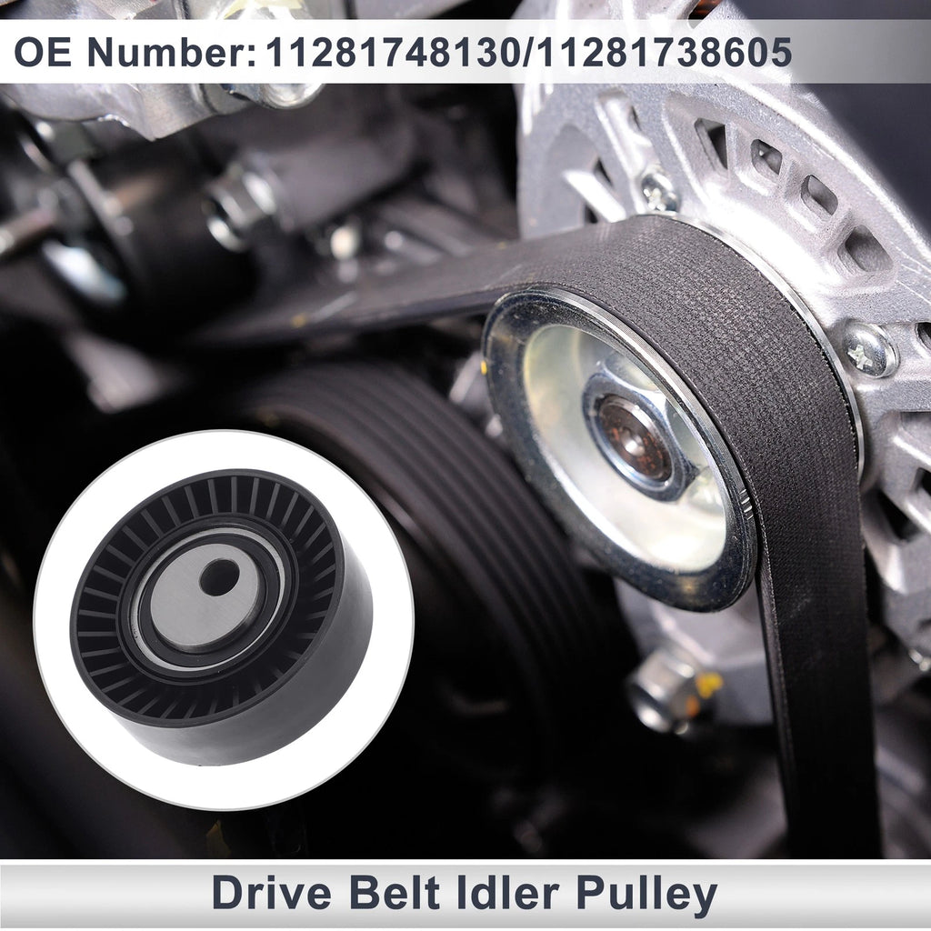 Drive Belt Idler Pulley for BMW 325i (1994–2006) No. 11281748130/11281738605