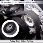 Drive Belt Idler Pulley for BMW 325i (1994–2006) No. 11281748130/11281738605