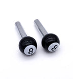 Door Lock Knobs Replacement for Cars Trucks SAE 10-32 (Black 8 Ball) (1)