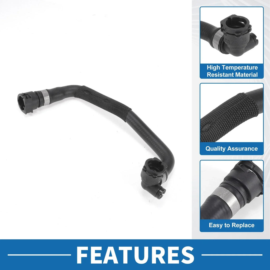 Engine Radiator Hose for BMW 228i 2.0L Rubber Black (2014 - 2016)