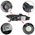 LED DRL Headlight for Jeep Cherokee (2014–2018) Driver Side