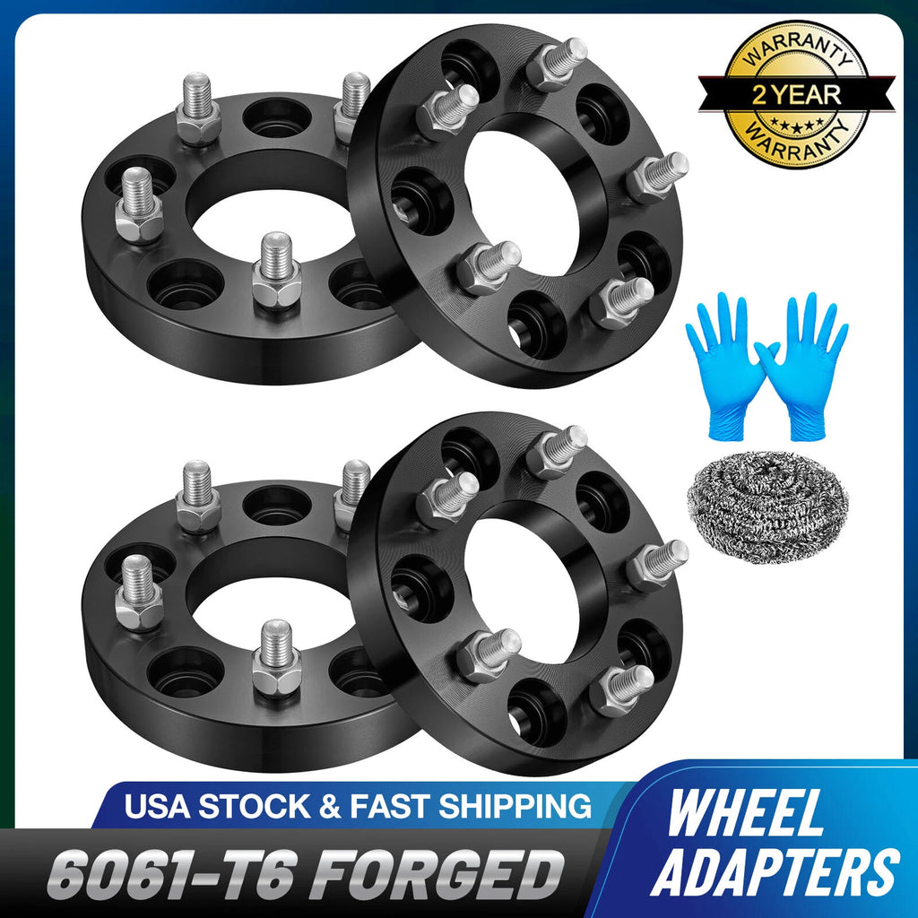 4PCS 1" Wheel Adapters for Chevy GMC Cadillac Pontiac (12x1.5) (2003–2012)