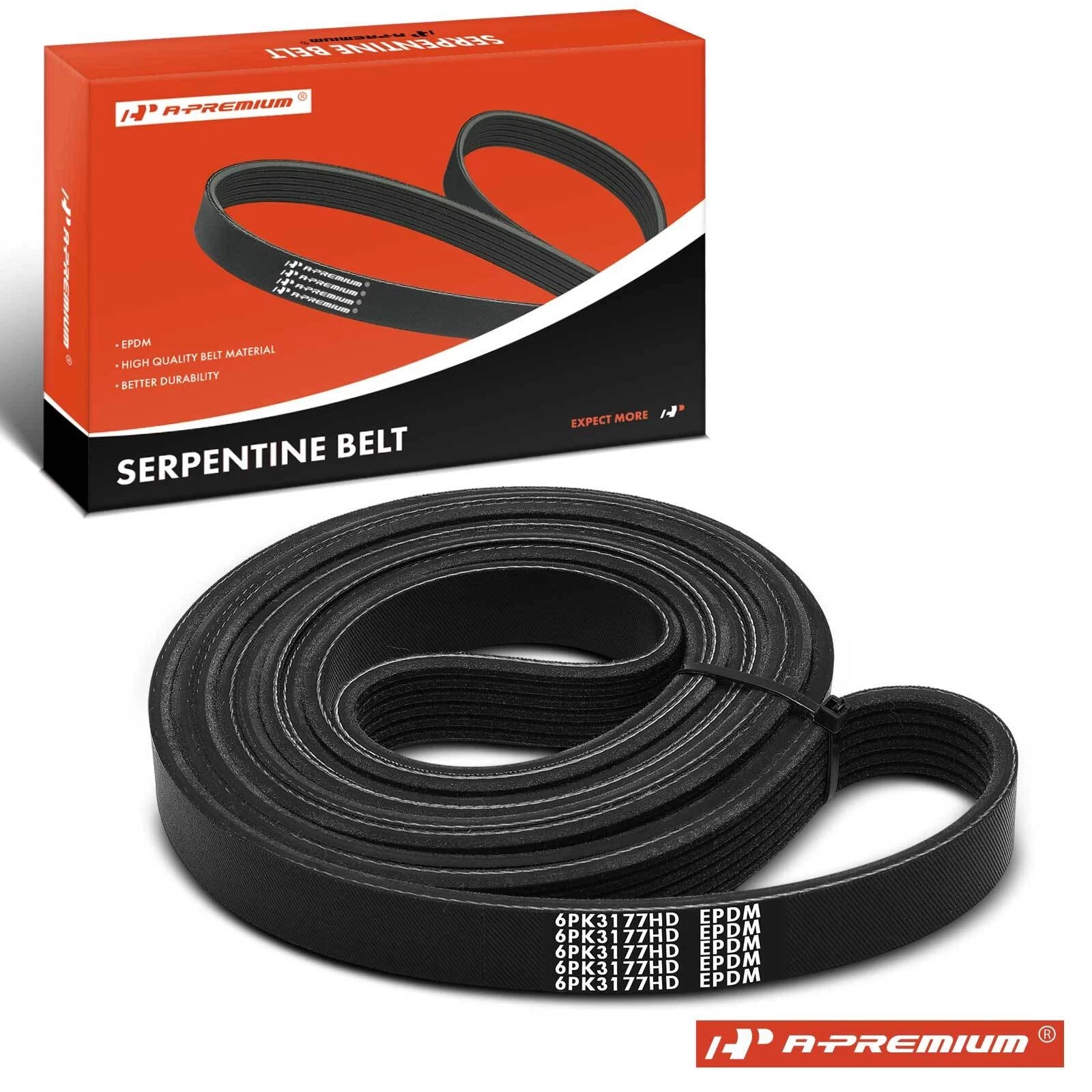 Serpentine Belt for Ford F-250 F-350 E-350 Super Duty (2006–2010)