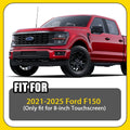 Dashboard Mat Cover for Ford F150 (2021–2025) Black Carpet Interior Pad