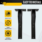 2Pcs Rear Bumper Brackets for Jeep Cherokee XJ (1986–2001)