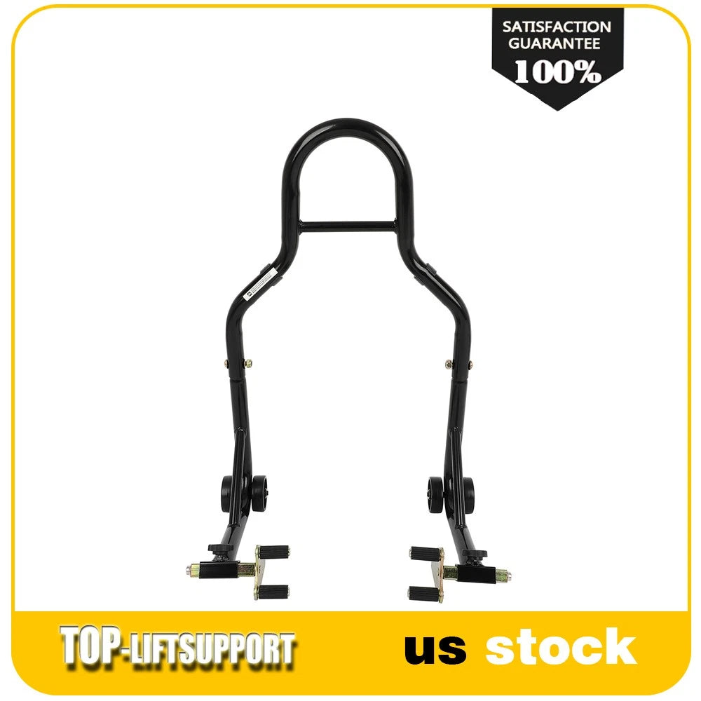 Front Stand for Motorcycle Bike - Paddock Swingarm Lift, Black