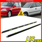 Set of 2 Door Window Moldings for Honda Civic Coupe (1996â2000)