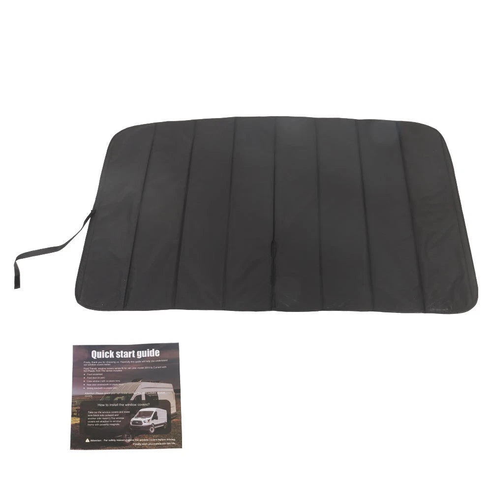 Set of 4 UV Protection Blackout Window Covers for Ford Transit Van (2015–2022)