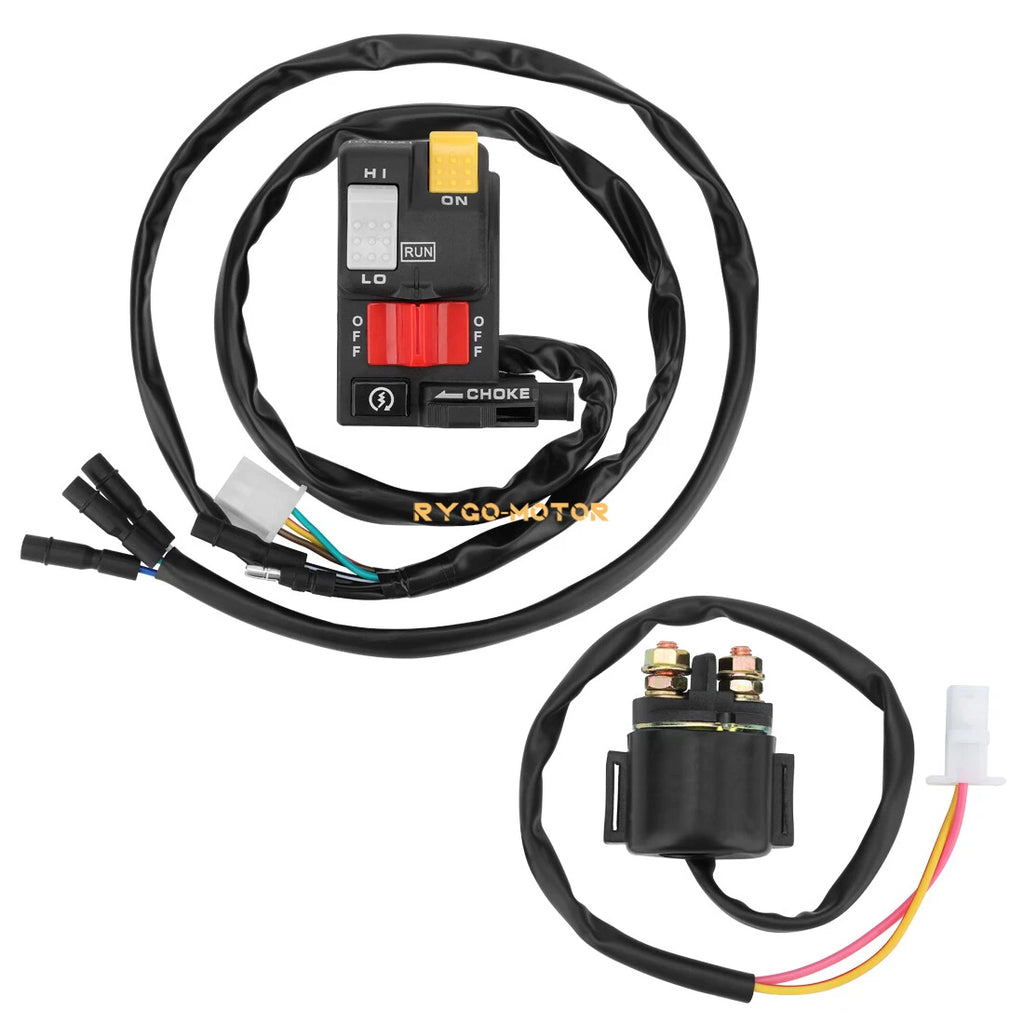 Handlebar & Starter Relay Switch for Honda FourTrax 300 TRX300/TRX300FW (1990–1995)