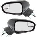 Power Mirror Set for Ford Fusion (2013–2014) Manual Fold Heated