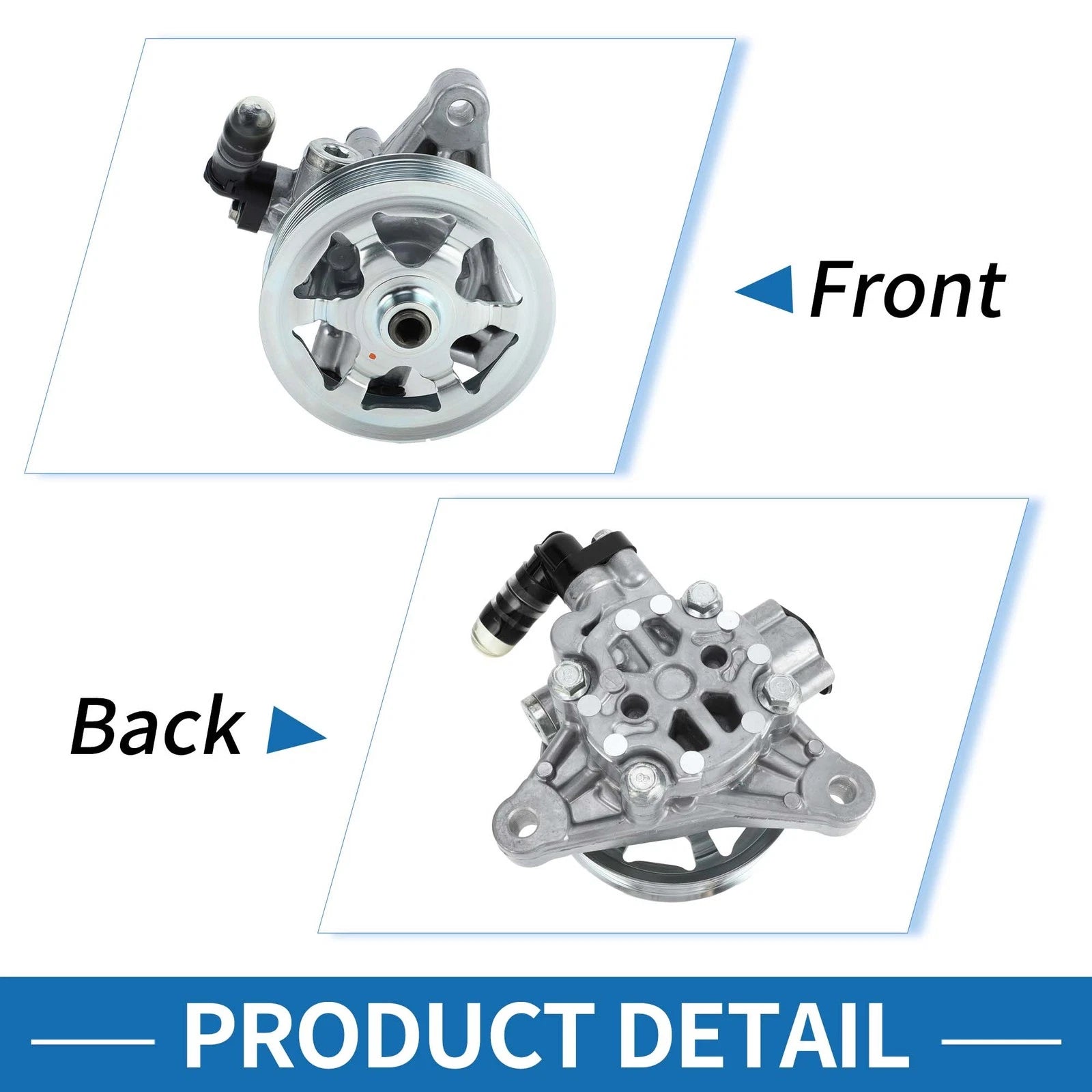 Power Steering Pump with Pulley No. 56100R40A03 for Honda Accord (2008–2012)