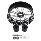 30" Front 18" Rear Wheel Rim Single Hub Belt Pulley for Harley Road Glide (2009–2023)