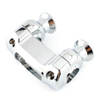 1 1/4" Handlebar Riser Top Clamp Kit for Harley Softail Street Bob (2018–2023) Chrome