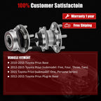 Set of 4 Wheel Hub Bearing Assemblies for Toyota Prius (2012–2015)