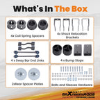 2.5" Front Rear Lift Kit for Jeep Wrangler JL (2018–2022)