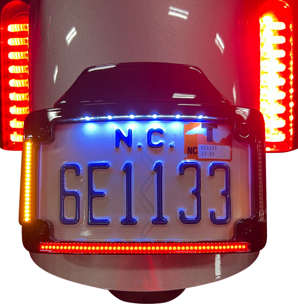 LED License Plate Frame for Custom Dynamics (TF05-23-B)