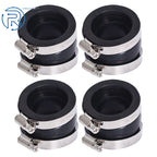 Set of 4 Carburetor Intake Manifold Boots for Suzuki GS750E GS750L GS750T (1980–1983)