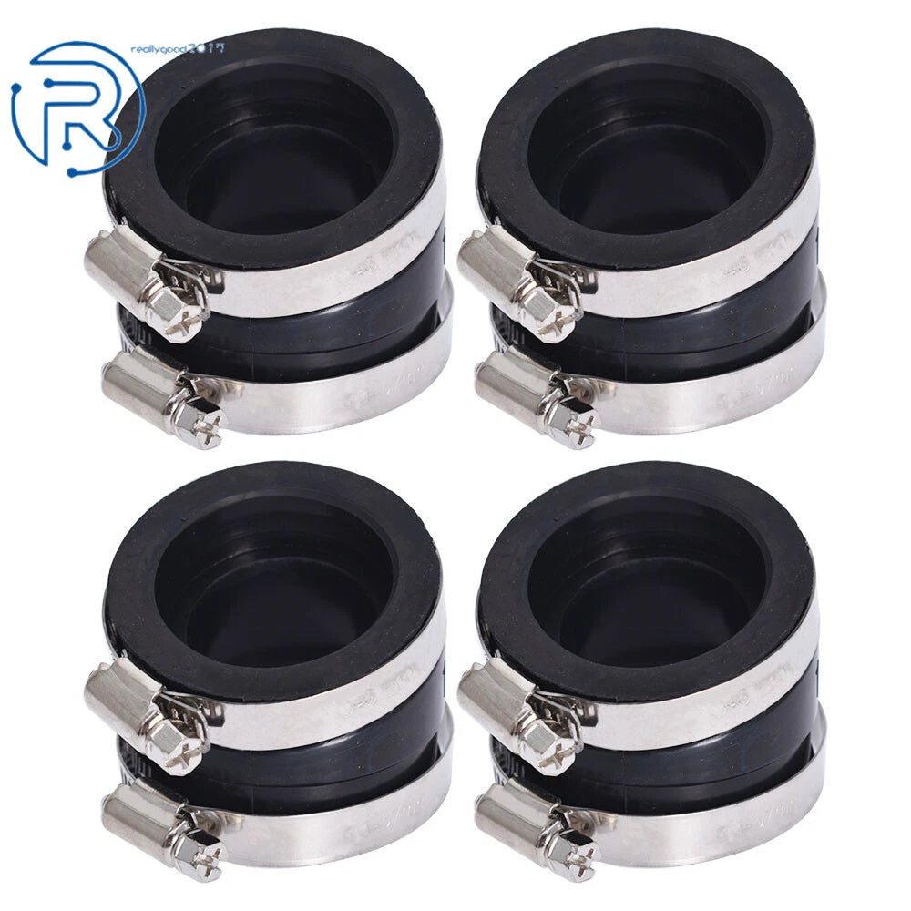 Set of 4 Carburetor Intake Manifold Boots for Suzuki GS750E GS750L GS750T (1980–1983)