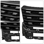Front Bumper Upper Grille for Ford Explorer (2016–2017) Glossy Black