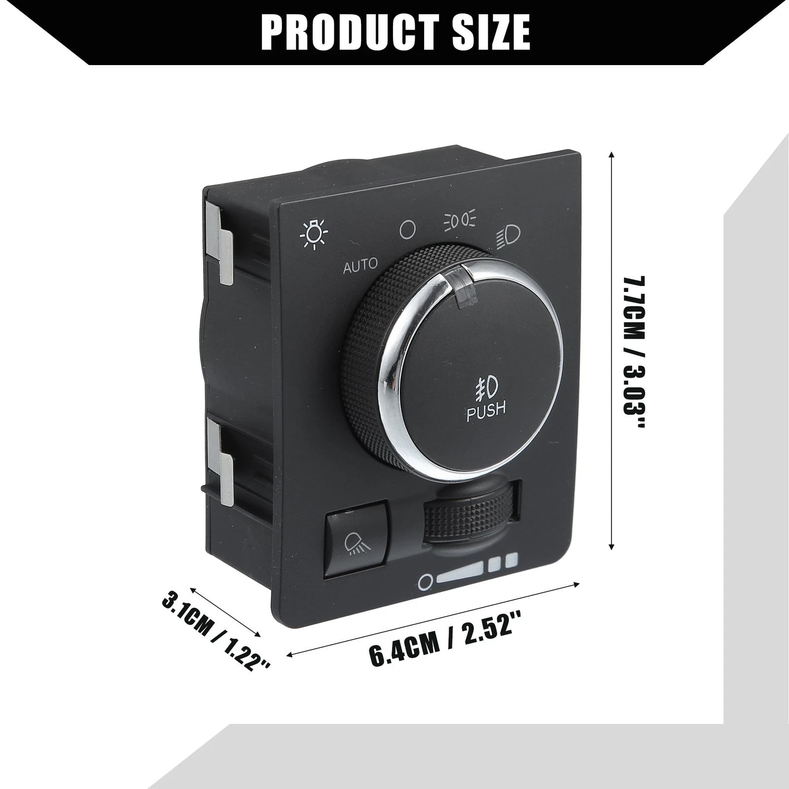 Headlight Switch for Dodge Ram 1500 2500 3500 (No.68020629AA)