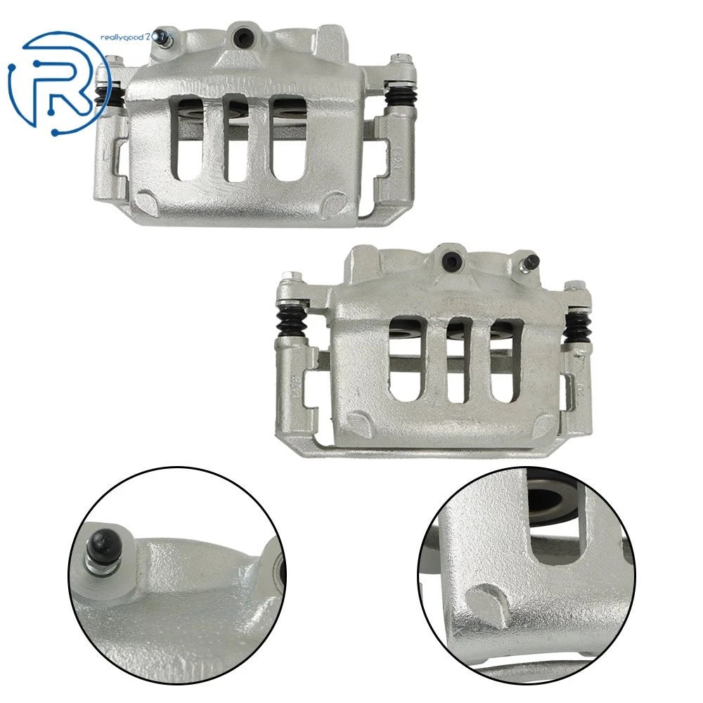 2X Front LH & RH Brake Calipers w/ Bracket for Ford Lincoln Mercury (2003–2011)