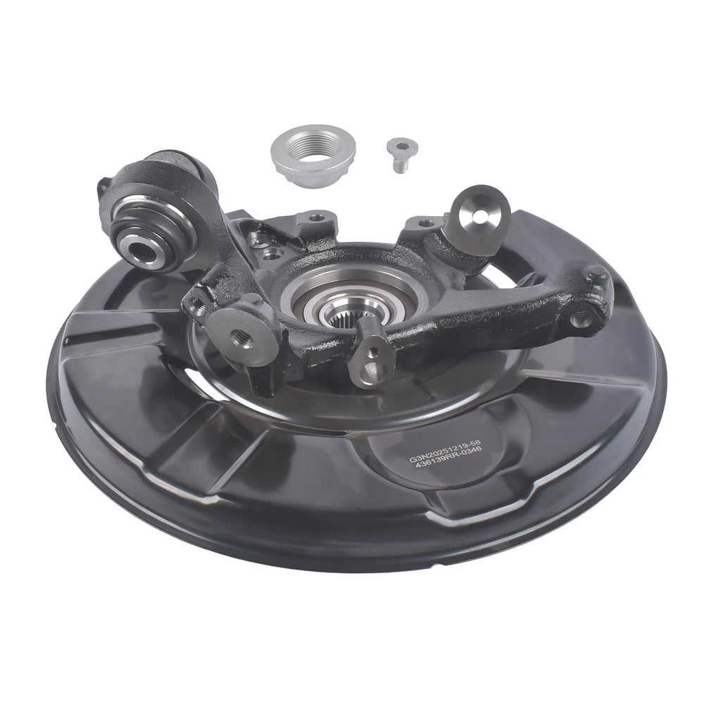 Rear Passenger Side Steering Knuckle & Hub Bearing for BMW 335i 2007–2013