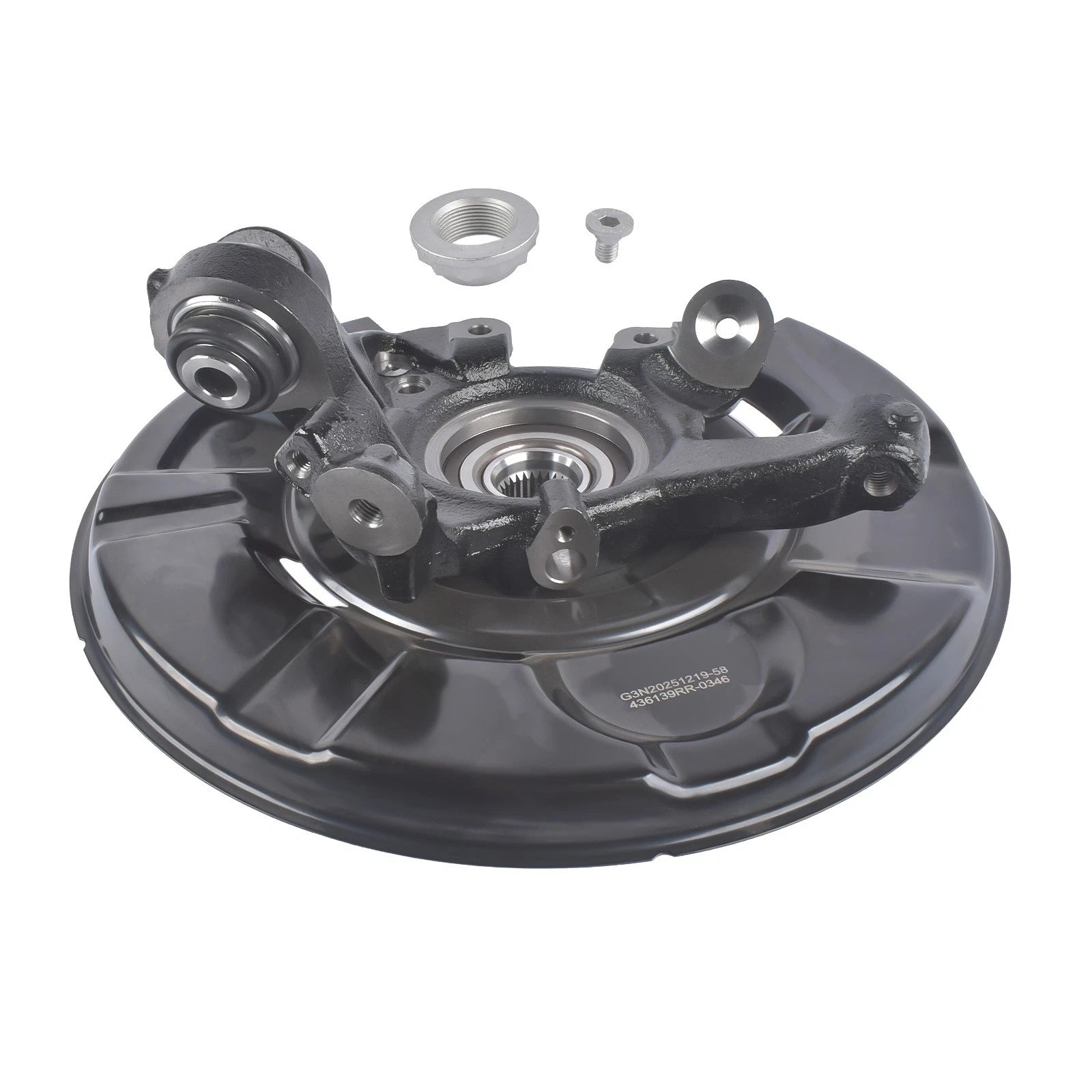 Rear Passenger Side Steering Knuckle & Hub Bearing for BMW 335i 2007–2013
