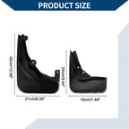 Mud Flaps Splash Guards for Mercedes-Benz E Class 2014-2015 (2 x)