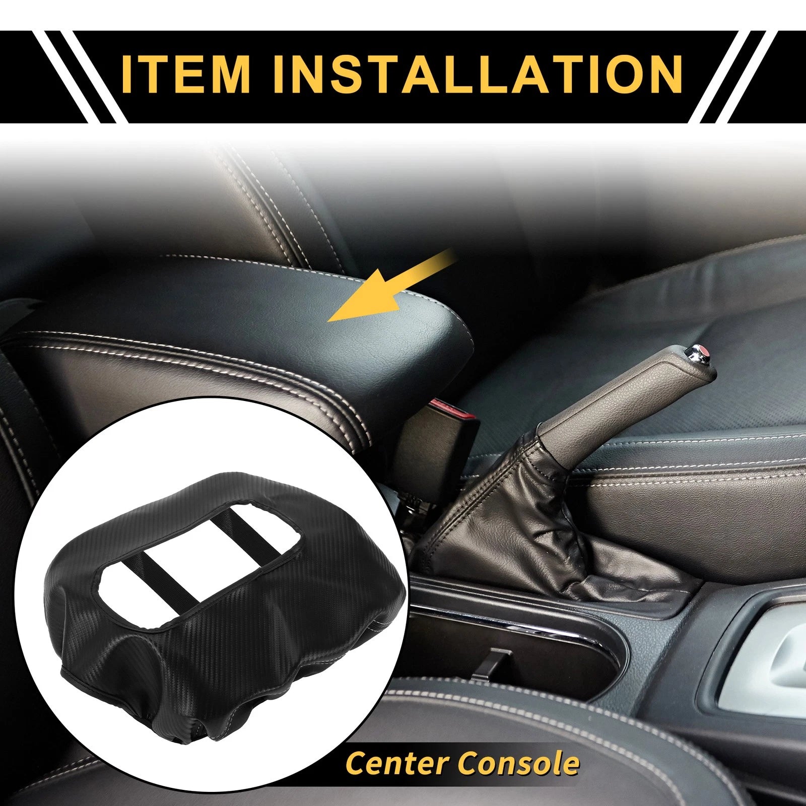 Center Console Lid Armrest Cover for Chevrolet Silverado 1500 (2014–2023)