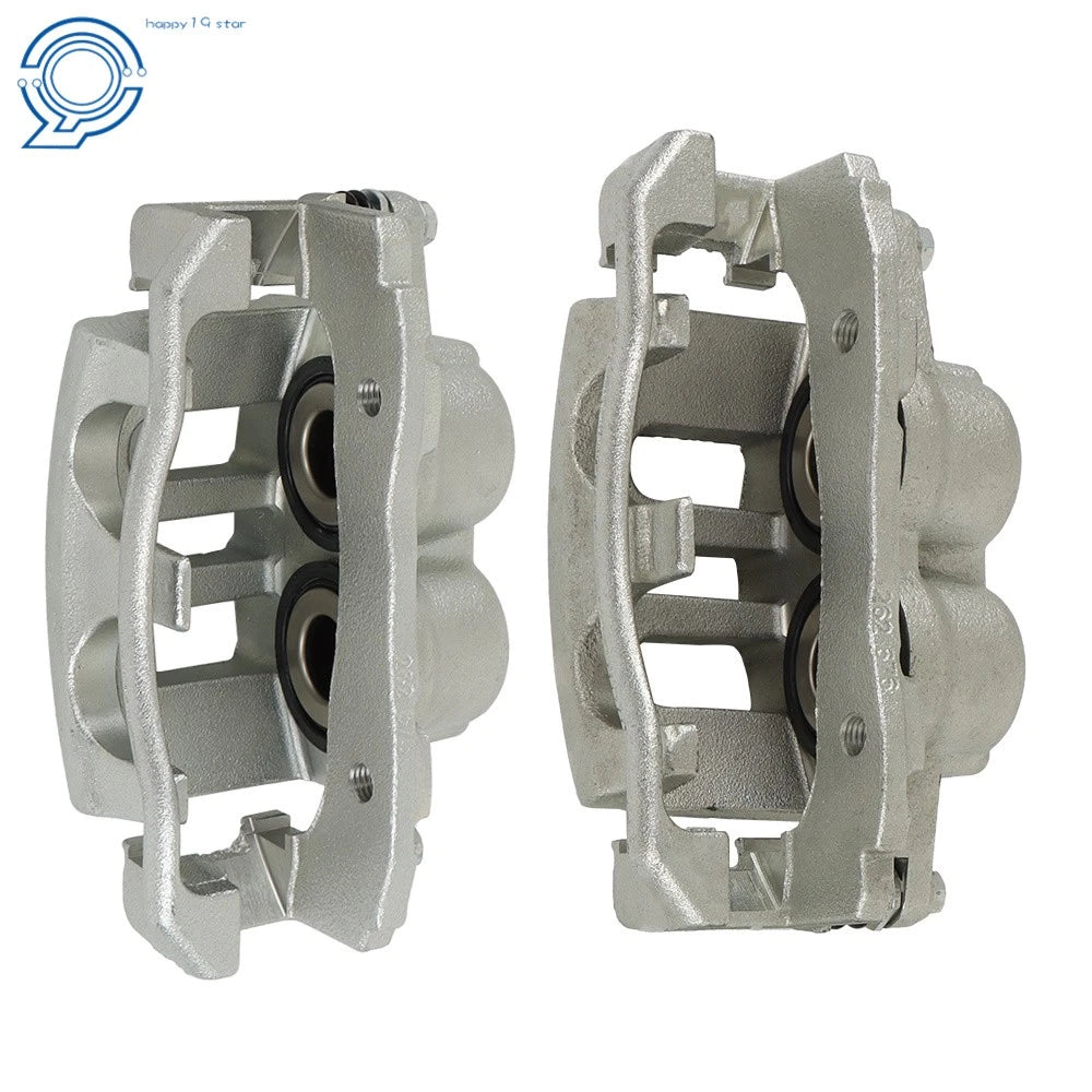Set of 2 Front Brake Calipers with Bracket for Mercury Ford Lincoln Town Car (2003–2011)