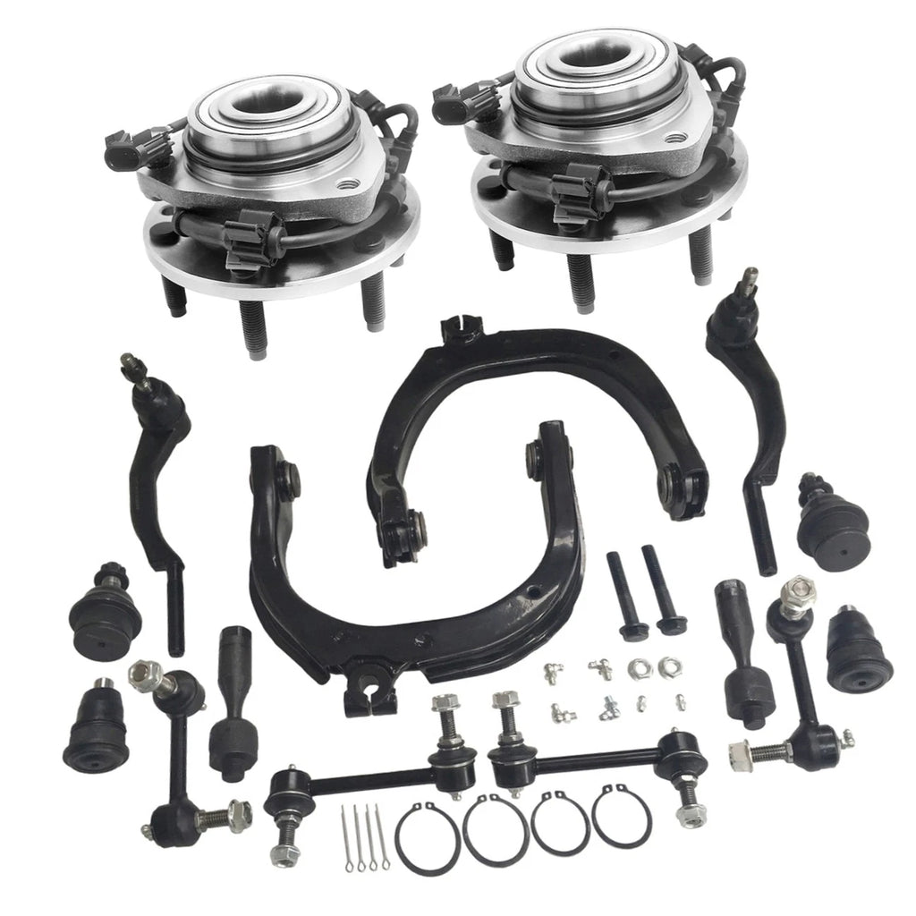 Control Arms Ball Tie Rod 16mm w/Wheel Hub for Trailblazer Envoy Bravada (2002–2009)