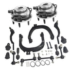 Control Arms Ball Tie Rod 16mm w/Wheel Hub for Trailblazer Envoy Bravada (2002–2009)