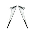 2X Chrome Rear Window Spoiler Side Cover Trim for Mazda CX-30 (2020–2024)