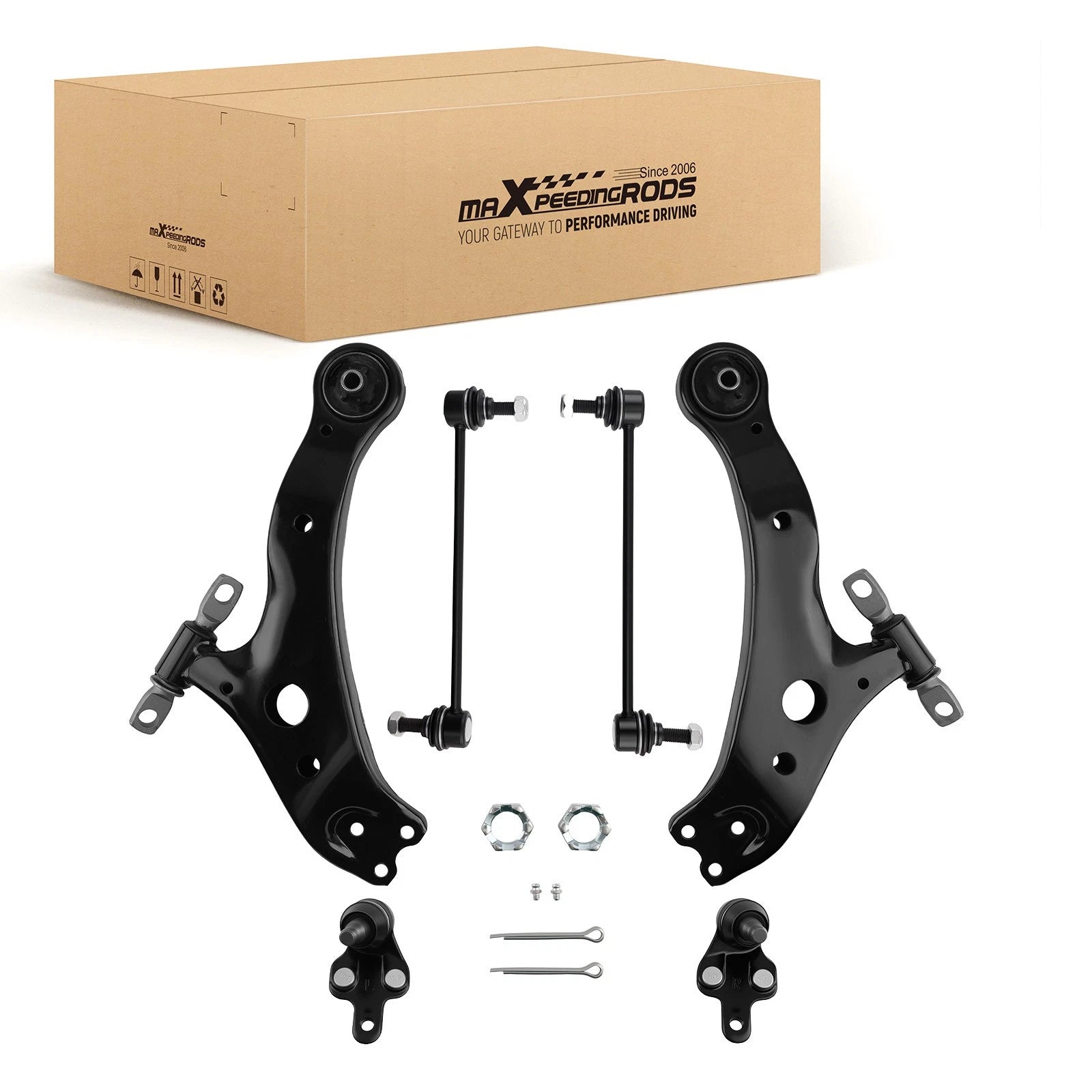 Front Lower Control Arms Sway Bar Links for Lexus ES300 ES330 RX330 RX350 RX400H (1992–2006)