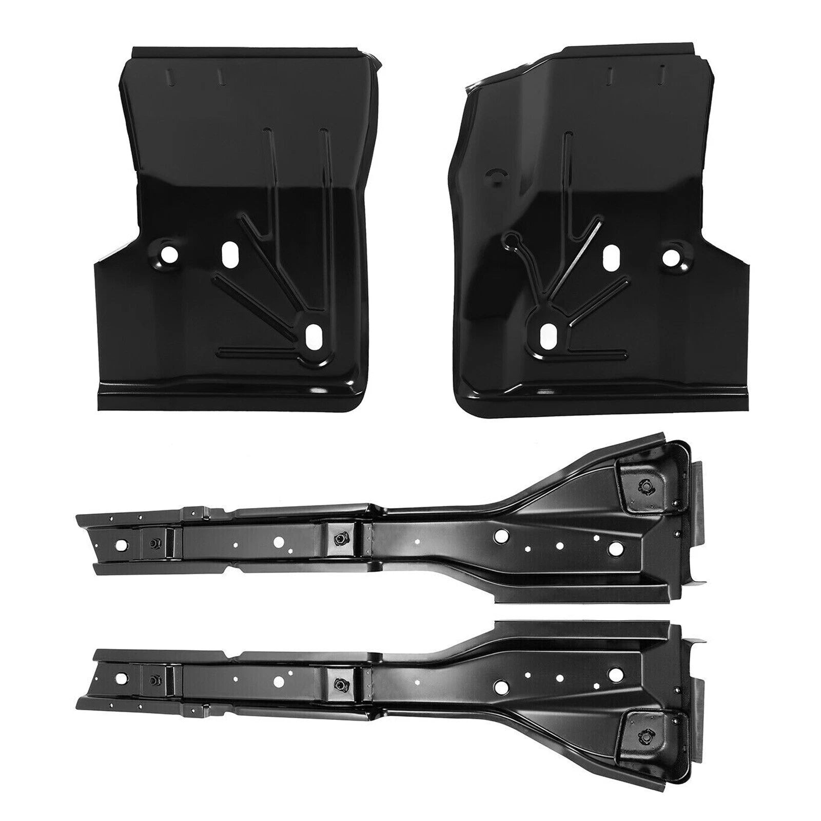 Set of 2 Front Floor Pans & Support Torque Box for Jeep TJ Wrangler (1997–2006)