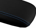 Console Lid Pull Over Cover Leather for Ford Explorer (1995–2001) Blue Stitch