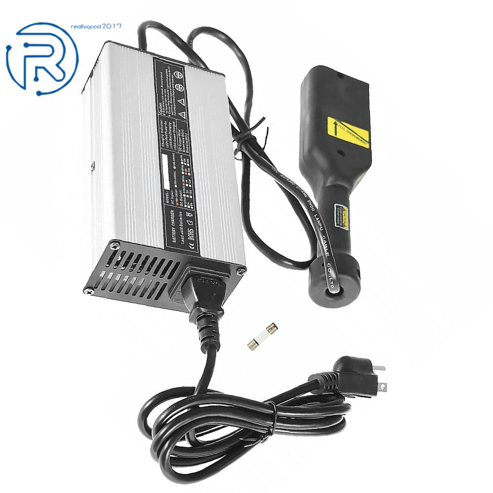 D Style Plug Battery Charger for EZGO TXT Medalist Golf Cart (36V, 5A)