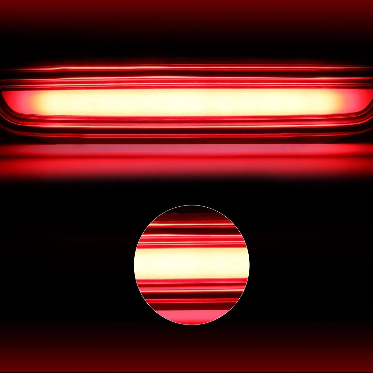 3D LED Bar Tail Brake Light for Dodge Charger (2006–2010) Chrome