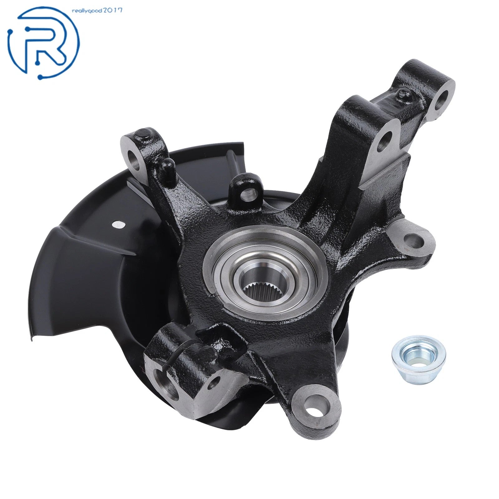 Front Left Steering Knuckle & Wheel Hub Bearing for Ford Edge (2007-2023)